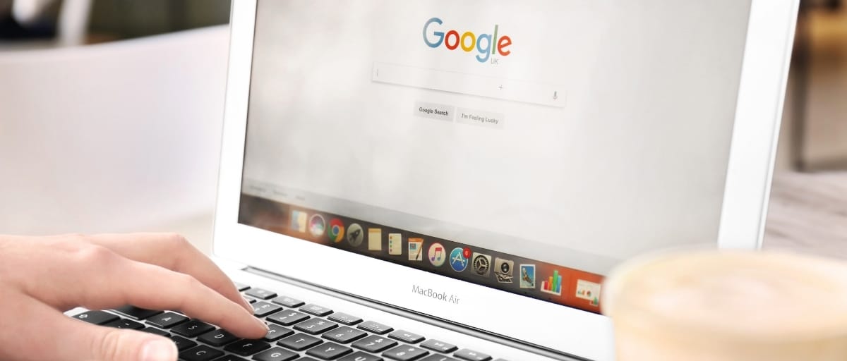 Someone on Google using a laptop | Gordon Digital