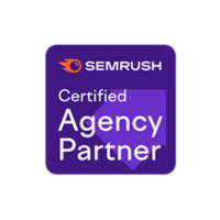 Certified Semrush Agency Partner Badge